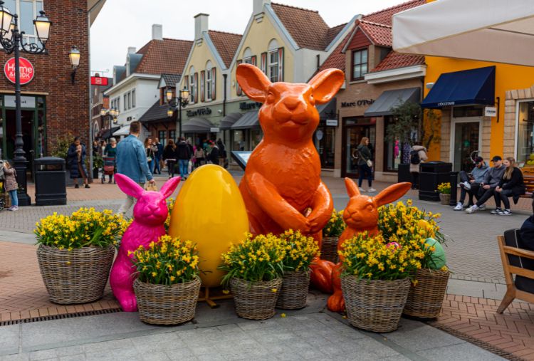 Easter shopping in Roermond